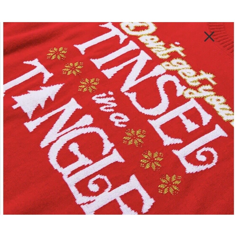NEW-Merry Christmas Sweater Womens L ( Various) Ugly Christmas - Picture 6 of 8